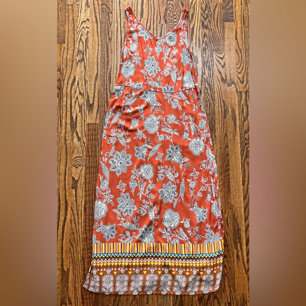 Beach Lunch Lounge Women's Viscose Sweetheart Neck Sleeveless Long Maxi Dress